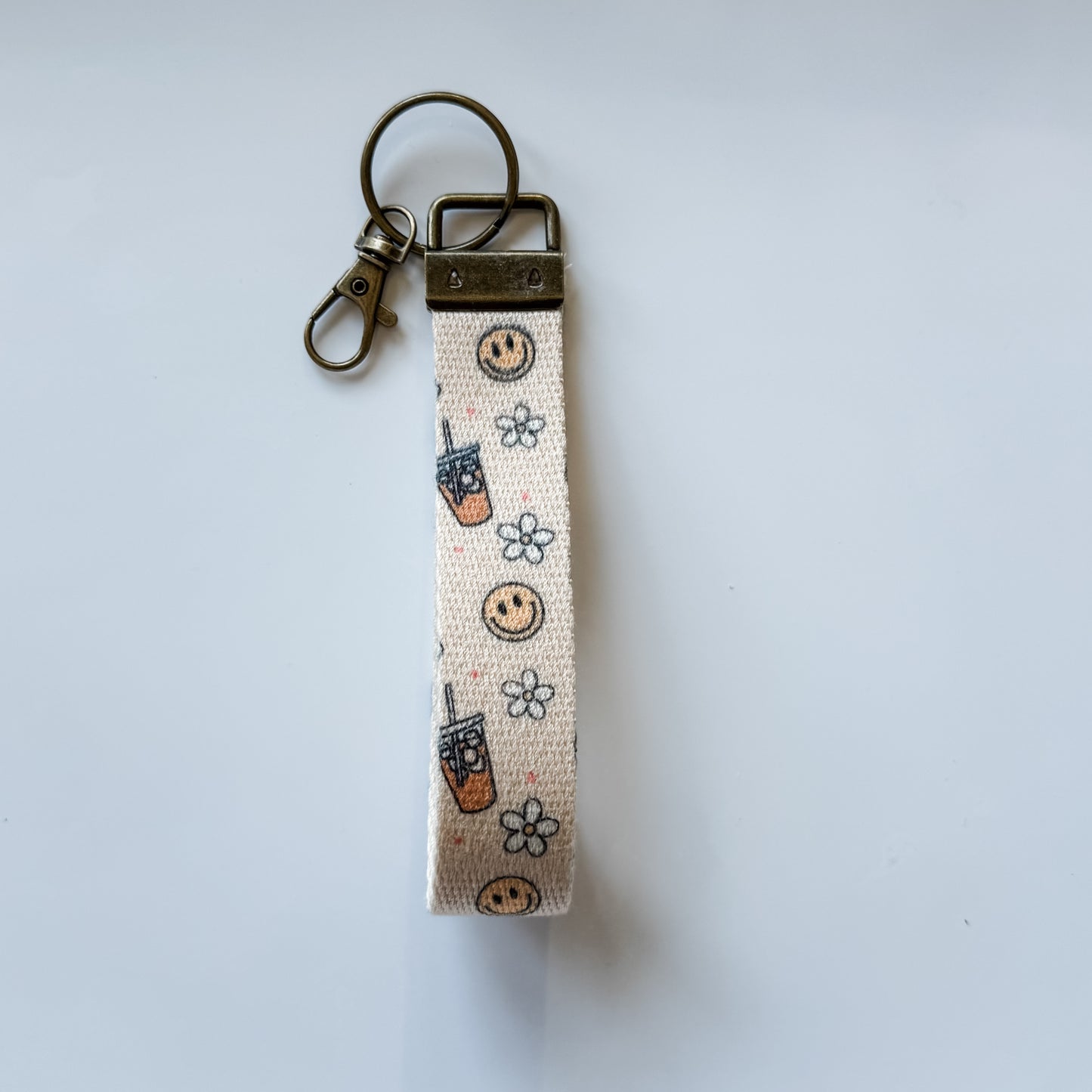 Canvas Keychain Wristlet