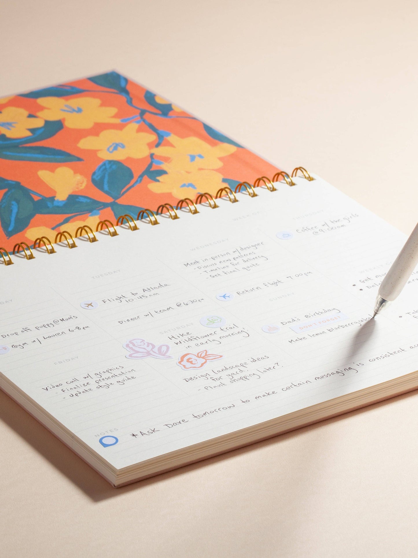U Brands Artist Touch Weekly Planner