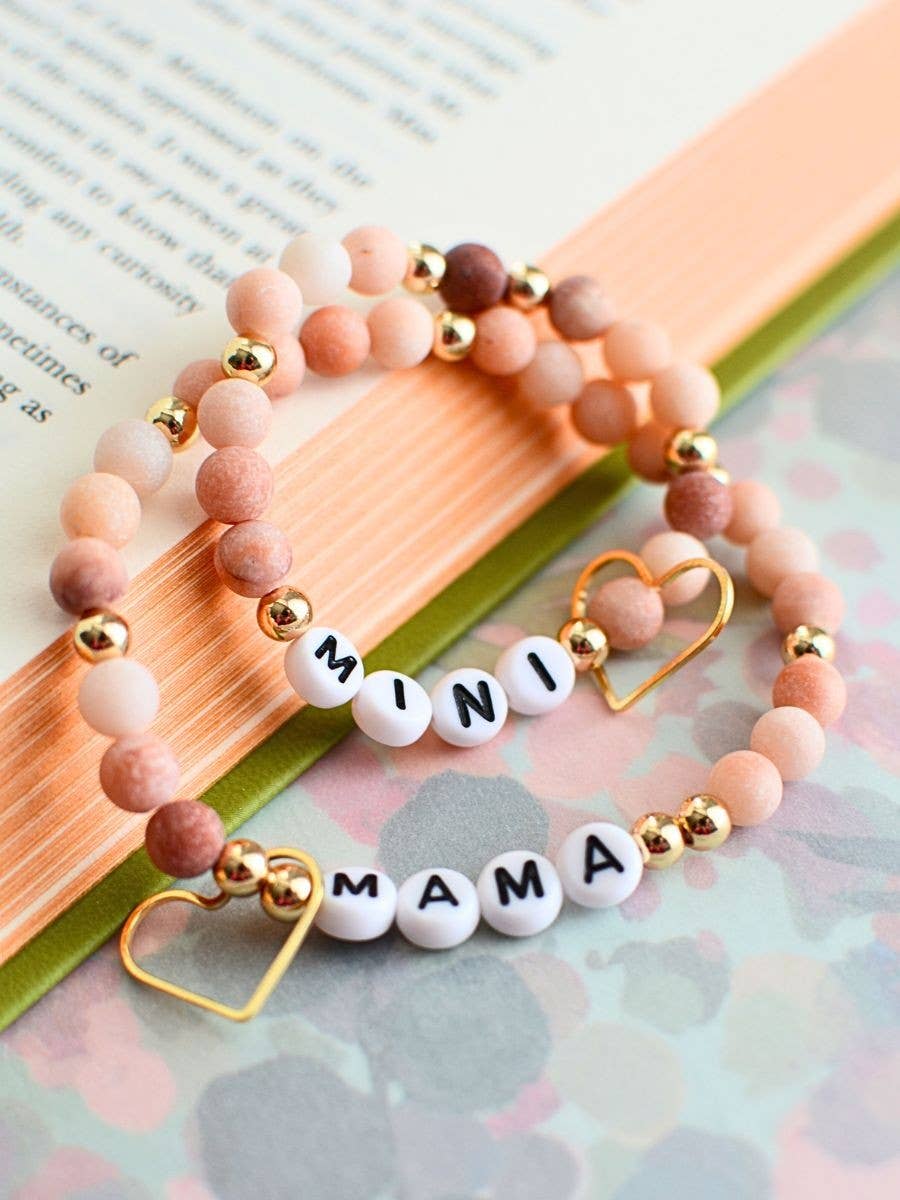 Mama Mini Matching Bracelet Set – The Gift Loft - Main Image