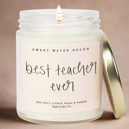 Best Teacher Ever Soy Candle